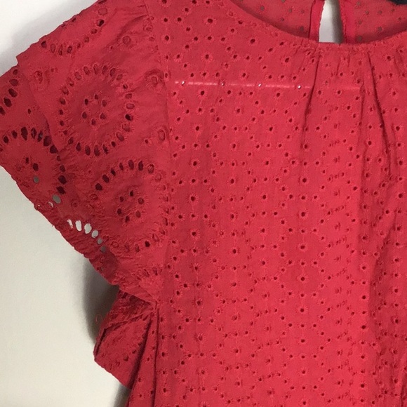 Strut & Bolt > Red Crochet Top Small - Picture 4 of 9